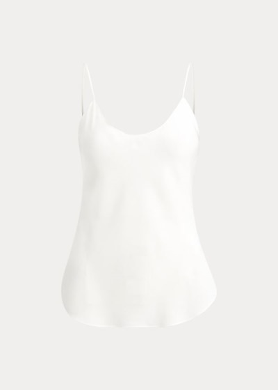 Camisolas Polo Ralph Lauren Mujer Creme - Silk - OYAWJ3419